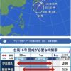 台風接近！！